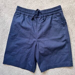 NWT Mens Kit and Ace Relaxed Stretch Cotton Pull On Shorts Size 28 Navy NEW